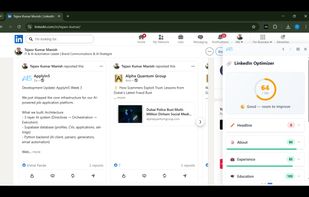 Optimize your LinkedIn profile based on your cv and your job preference