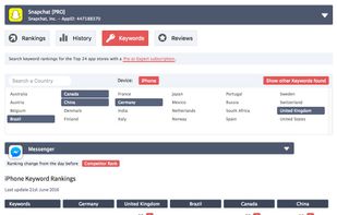 Compare your apps search keywords with the ones of your competitors.