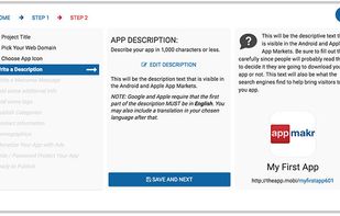 AppMakr screenshot 1