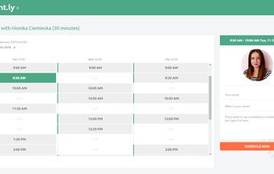 Appoint.ly - Appointment scheduling page