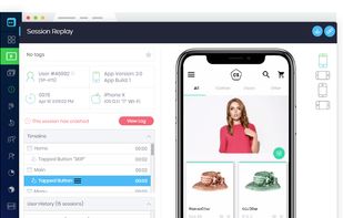 User Session Recordings - sophisticated session replay for mobile apps. See where users are struggling with your app and optimize accordingly.