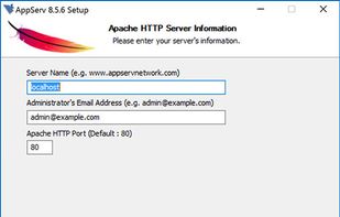 Appserv screenshot 1