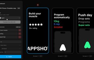 Interface Editor of AppShotter
