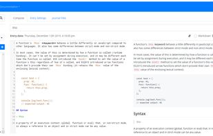 AppSoftware Journals screenshot 1