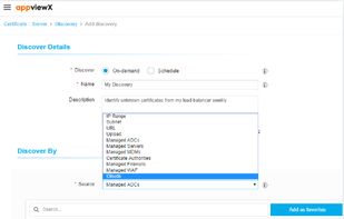 AppViewX CERT+ screenshot 1