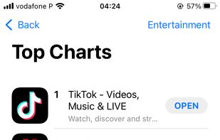 TOP4 App in Entertainment in Portugal