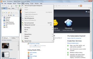 Aptana Studio screenshot 3