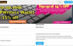 Login and registration portal