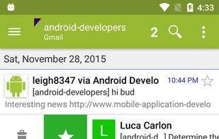 Aqua Mail screenshot 1