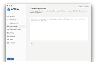 Aqua Voice screenshot 2