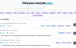 Arbeitnow screenshot 1