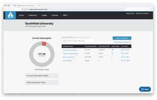 Archive-It screenshot 1