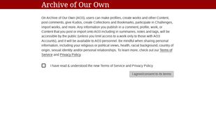 Archive of Our Own screenshot 1