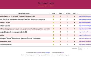 ArchiveBox screenshot 1