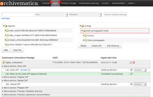 Archivematica screenshot 2