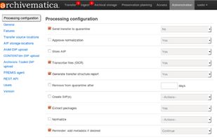 Archivematica screenshot 1