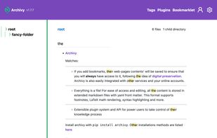 Archivy screenshot 2