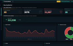 Security Monitor: the state of every protection module in one view.