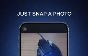 Taking a picture inside the app