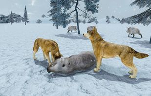 Arctic Wolf Sim 3D screenshot 1
