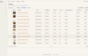 Inventory - Products