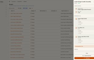 Recipes with Subassemblies