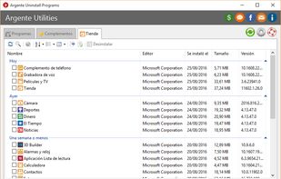 Argente Uninstall Programs screenshot 1