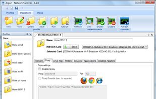 Argon Network Switcher screenshot 1