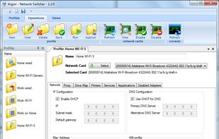 Argon Network Switcher screenshot 1