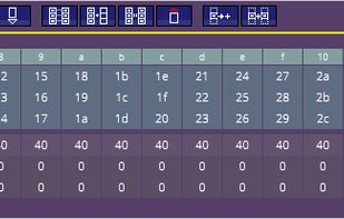 Arkos 2: The Linker Panel (where patterns are arranged into a complete song).