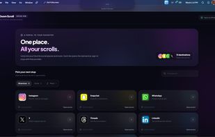 Social media hub