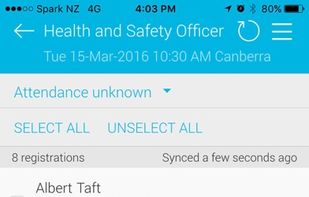 Arlo Training Management Software screenshot 2