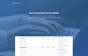 ArmorForums lading page and registration.
