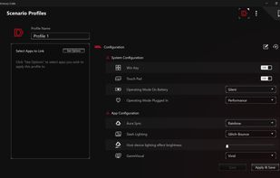 Armoury Crate screenshot 2