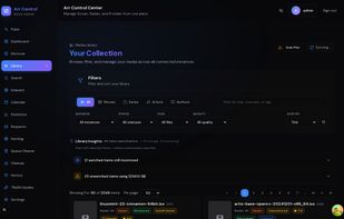 Arr Dashboard screenshot 1