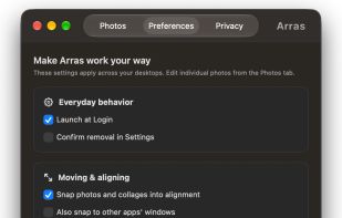 Preference Menu