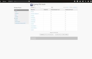 Artefactual AtoM screenshot 1