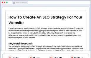 Article Forge screenshot 2