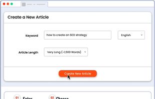 Article Forge screenshot 1