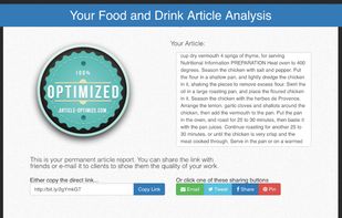 Article Optimizer screenshot 1