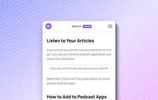 article2audio screenshot 2