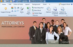 Artisteer screenshot 1