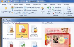 Artisteer screenshot 1