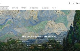 Homepage: search 300,000+ public domain artworks from 65 museums