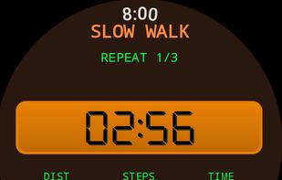 Slow walk on Watch OS