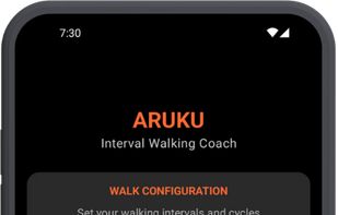 Walk Calculater on Phone