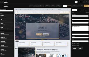 Store Visual editor