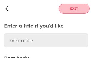Writing post content. Light mode. 