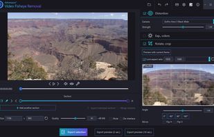 Ashampoo® Video Fisheye Removal screenshot 1