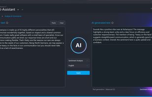 Analyze and summarize